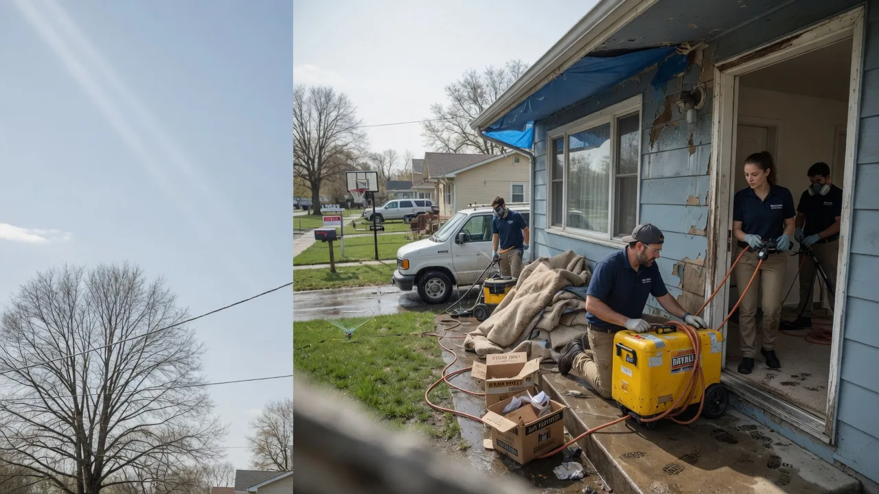 Basement Flood Cleanup in Oglesby, IL near me